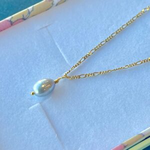 Halskæde, Mini Morning glory grey