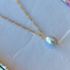 Halskæde, Mini Morning glory grey