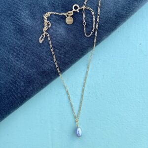 Halskæde, Mini Morning glory grey