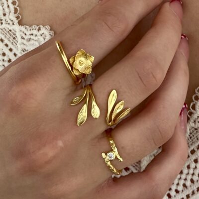 Ring, Leaf Elegance