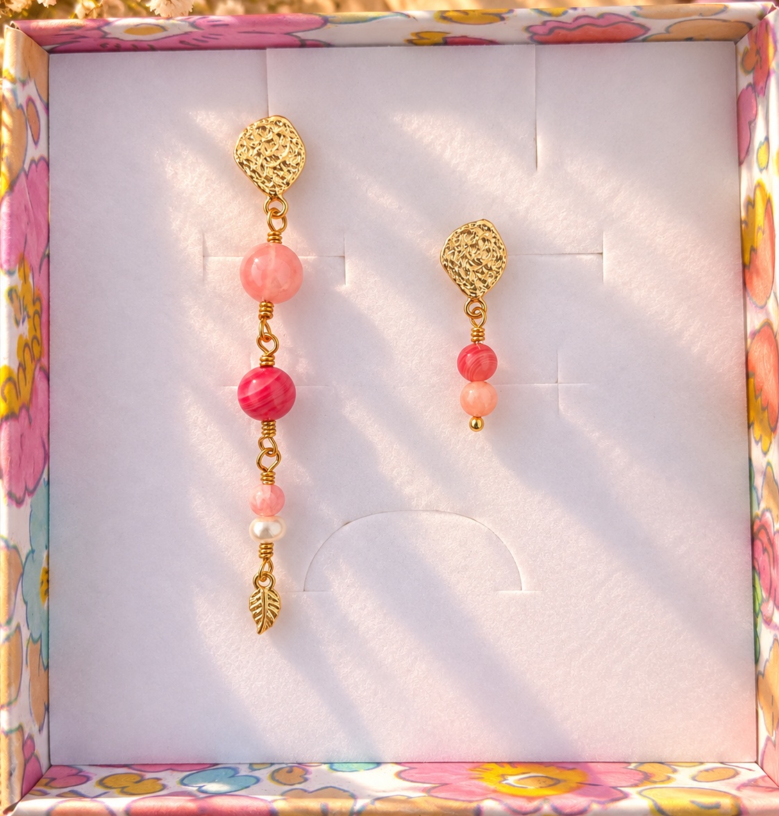 Coral Glow & Harmony Earring mix