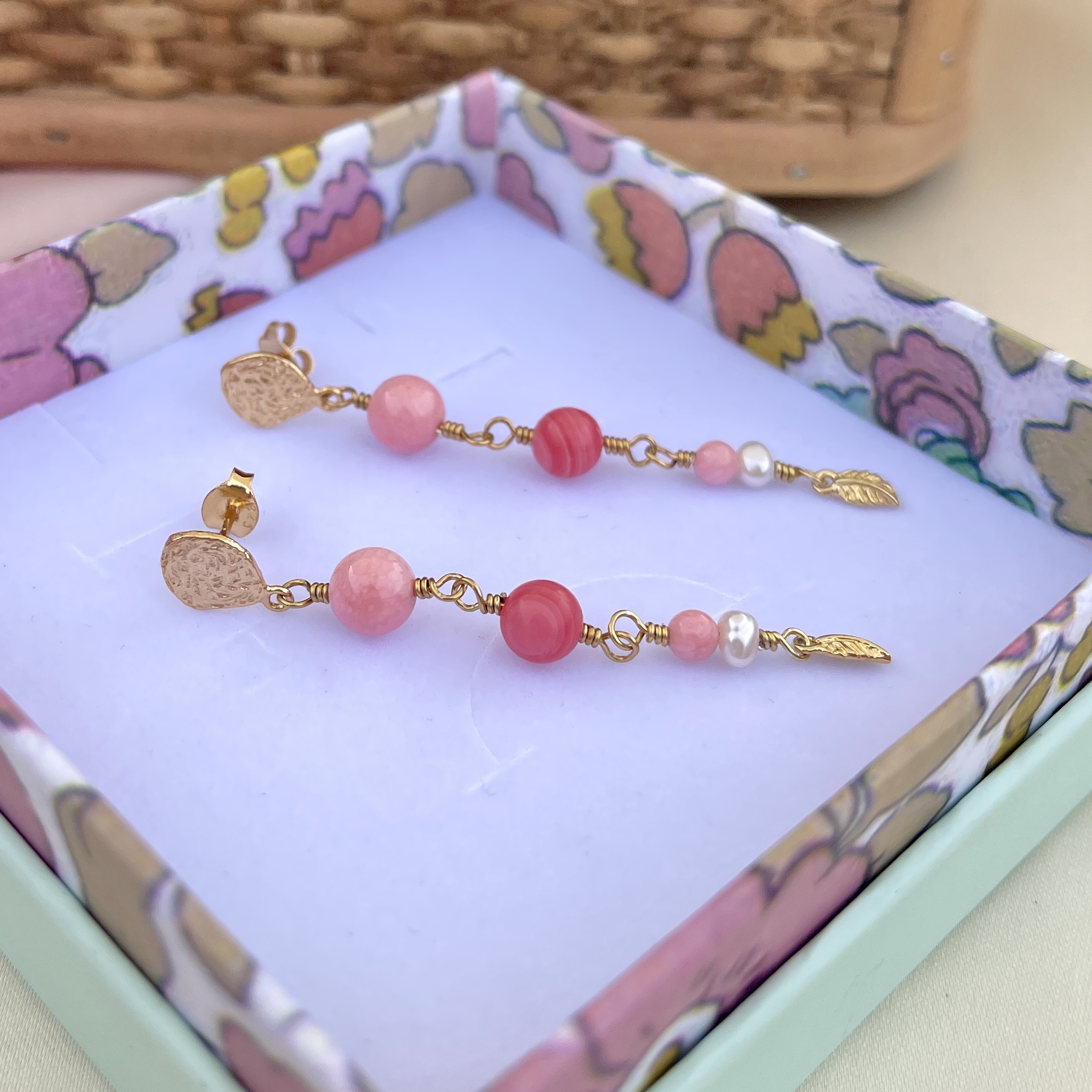 Coral Glow Earring ✨ The Beginning – anniversary collection - Billede 2