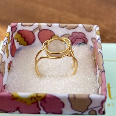 AURA ring – Rosakvarts