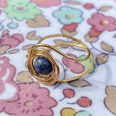 AURA ring – Lapis lazuli