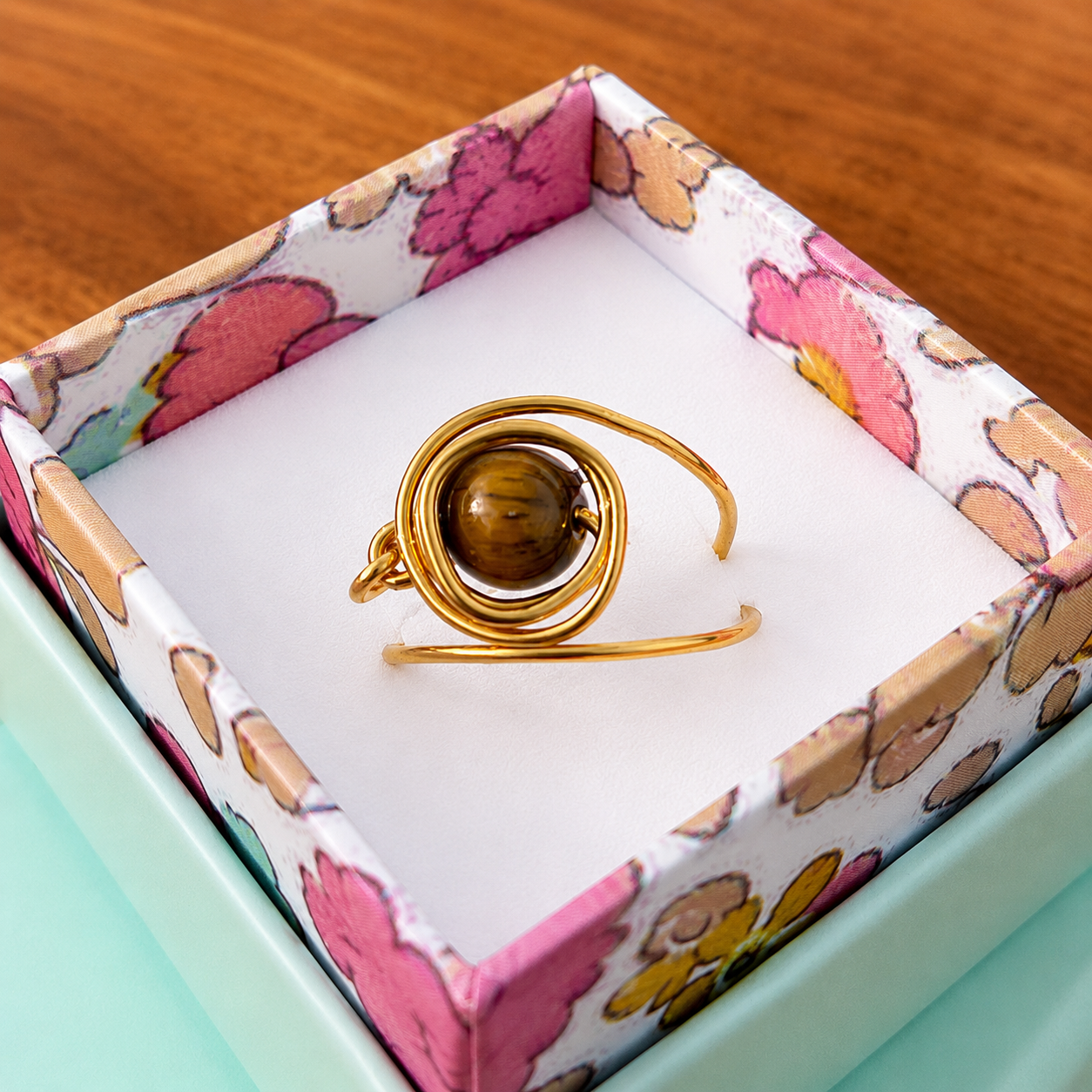 AURA ring – Tigerøje