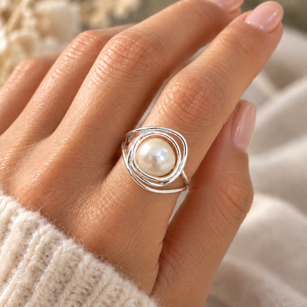 Aura - Pearl - Ring