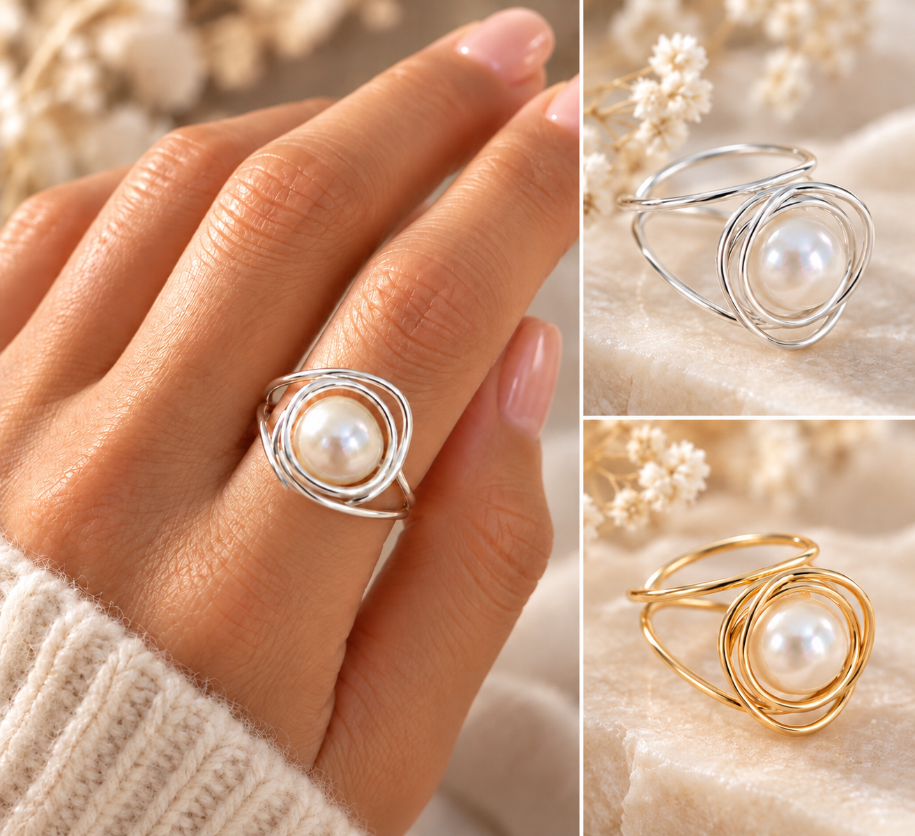 Aura - Pearl - Ring